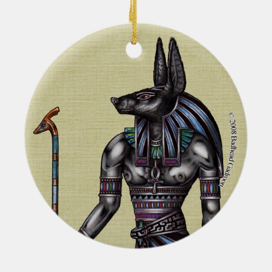 Anubis Ornament Round (Hinten)