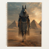 Anubis Planner – Egyptian Mythology Dark Aesthetic Planer (Vorderseite)