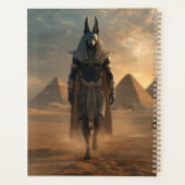 Anubis Planner – Egyptian Mythology Dark Aesthetic Planer (Rückseite)