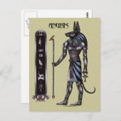 Anubis Postcard Postkarte (Vorne/Hinten)
