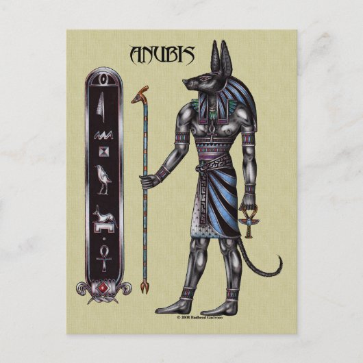 Anubis Postcard Postkarte (Vorderseite)
