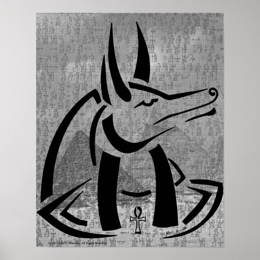 Anubis Print Poster (Vorne)