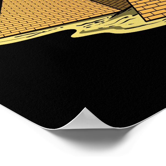 Anubis Ra Egyptian Gods Ancient Pyramids Mythology Poster (Ecke)