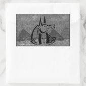 Anubis Rectangle Sticker (Tasche)