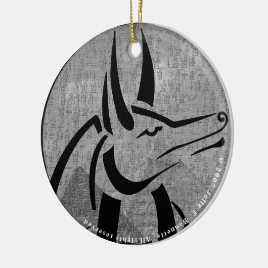 Anubis Round Ornament (Links)