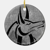 Anubis Round Ornament (Hinten)