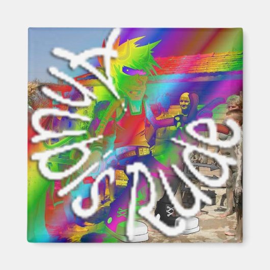 Anubis Rude Magnet Small (Vorne)