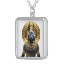 Anubis-Schakal-Anhänger-Halskette | Altes Ägypten
