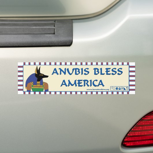 Anubis segnen Amerika-Autoaufkleber Autoaufkleber (Auf Auto)