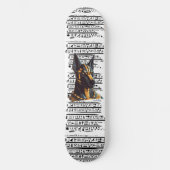Anubis Skateboard (Vorderseite)