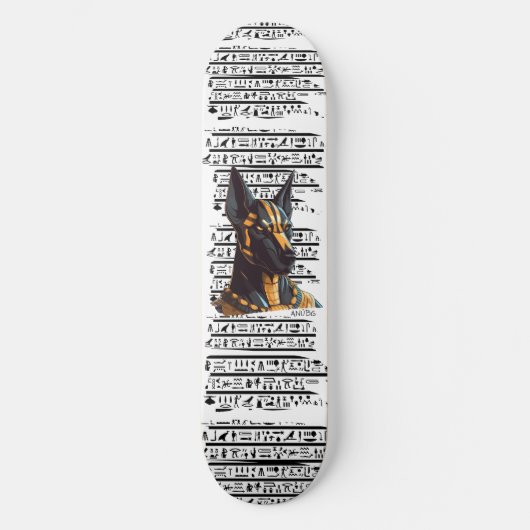 Anubis Skateboard (Vorderseite)
