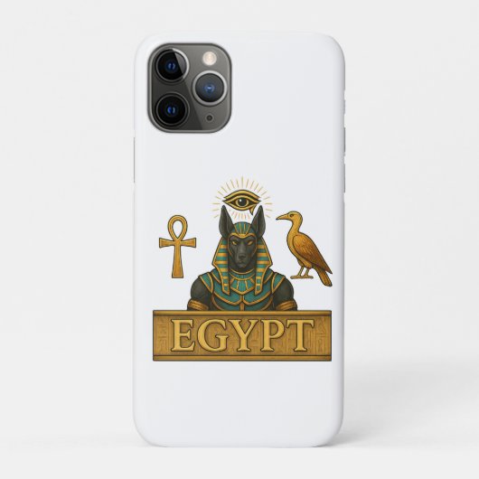 Anubis & Thoth | Ägyptische Symbole - Case-Mate iPhone Hülle (Rückseite)