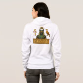 Anubis & Thoth | Ägyptische Symbole - Hoodie (Schwarz voll)
