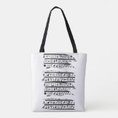 Anubis Tote Tasche (Rückseite)