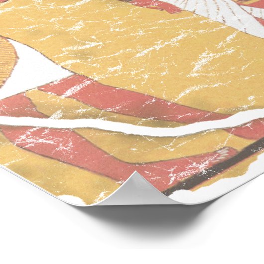 Anubis, Tut, Osiris Poster (Ecke)