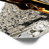 Anubis und das Ankh-Kreuz Poster (Ecke)