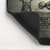 Anubis und Mama mousepad (Ecke)