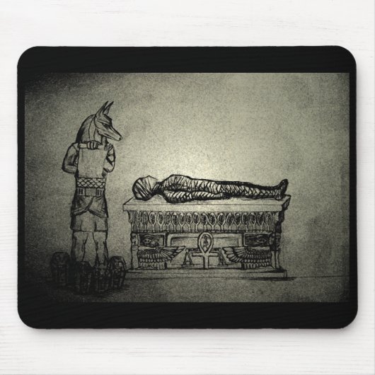 Anubis und Mama mousepad (Vorne)