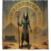 „Anubis – Wächter der Seelen“ Duschvorhang (Vorderseite)