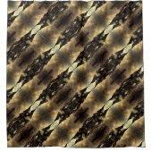 „Anubis – Wächter der Seelen“ Duschvorhang (Vorderseite)