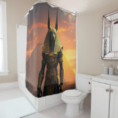 „Anubis – Wächter der Seelen“ Duschvorhang (Beispiel)