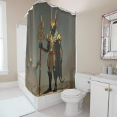 „Anubis – Wächter der Seelen“ Duschvorhang (Beispiel)