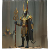 „Anubis – Wächter der Seelen“ Duschvorhang (Vorderseite)