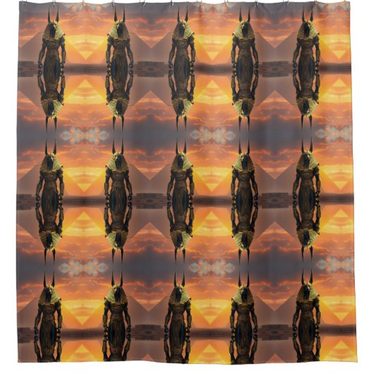 „Anubis – Wächter der Seelen“ Duschvorhang (Vorderseite)