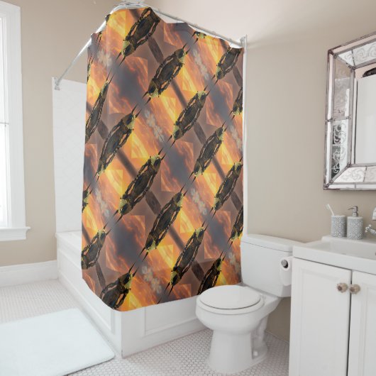 „Anubis – Wächter der Seelen“ Duschvorhang (Beispiel)