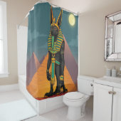„Anubis – Wächter der Seelen“ Duschvorhang (Beispiel)