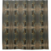 „Anubis – Wächter der Seelen“ Duschvorhang (Vorderseite)