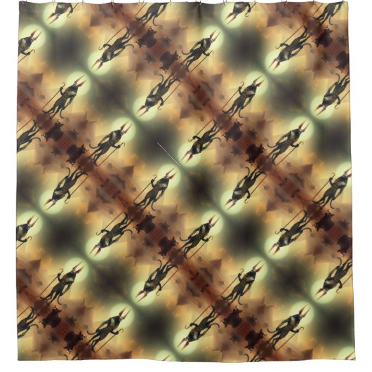 „Anubis – Wächter der Seelen“ Duschvorhang (Vorderseite)