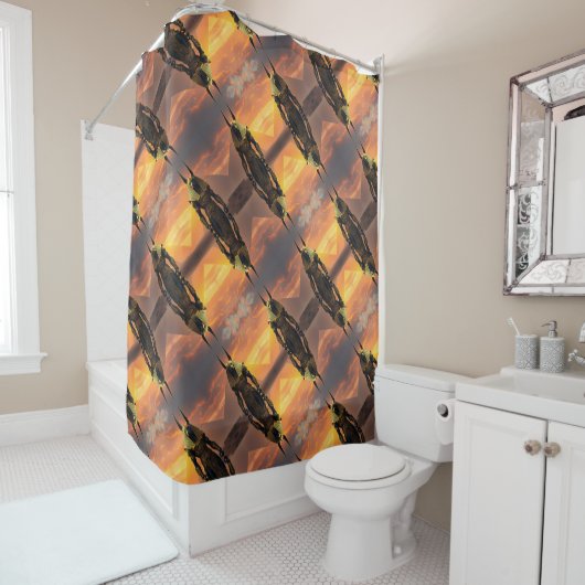 „Anubis – Wächter der Seelen“ Duschvorhang (Beispiel)