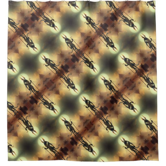 „Anubis – Wächter der Seelen“ Duschvorhang (Vorderseite)