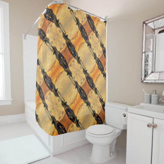 „Anubis – Wächter der Seelen“ Duschvorhang (Beispiel)