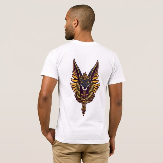 „Anubis – Wächter der Seelen“ T-Shirt (Schwarz voll)