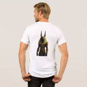 „Anubis – Wächter der Seelen“ Tri-Blend Shirt (Rückseite voll)