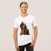 „Anubis – Wächter der Seelen“ Tri-Blend Shirt (Vorderseite voll)