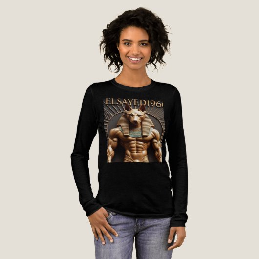 Anubis: Wächter der Unterwelt Tri-Blend Shirt (Volle Vorderseite)