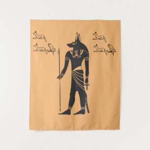 Anubis Wandteppich