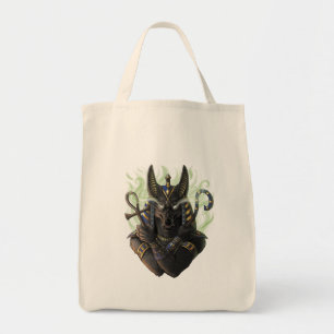 Anubis war ein alter ägyptischer Gott der Toten Tragetasche