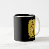Anubis Zwei-Tone-Kaffee-Tasse Zweifarbige Tasse (VorderseiteRechts)