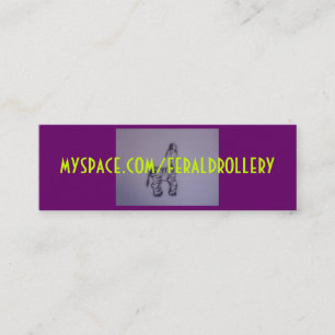 Anuddah Flugleitanlagen-Karte Mini Visitenkarte