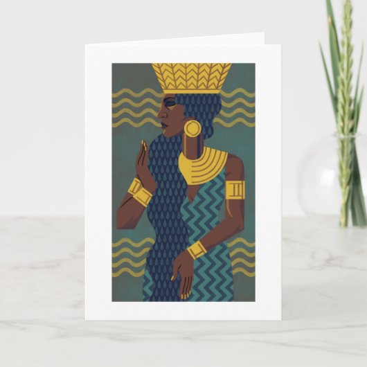 Anuket-Grußkarte Karte (Vorderseite)