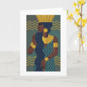 Anuket-Grußkarte Karte (Gelbe Blume)