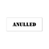 Anullierte Briefmarke Gummistempel (Prägung)