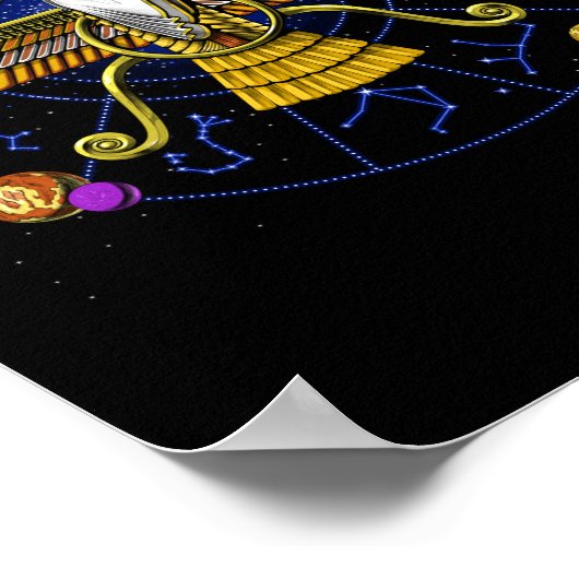 Anunnaki Alien Poster (Ecke)