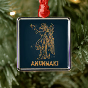 Anunnaki Ancient Astronaut Sumerischer Alien Theor Ornament Aus Metall