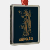 Anunnaki Ancient Astronaut Sumerischer Alien Theor Ornament Aus Metall (Rechts)