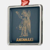 Anunnaki Ancient Astronaut Sumerischer Alien Theor Ornament Aus Metall (Links)